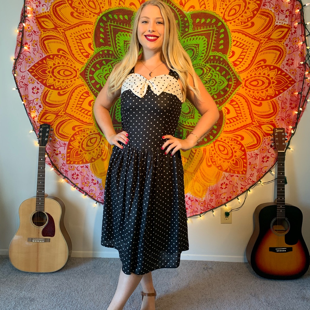 Vintage Polka Dot Dress
